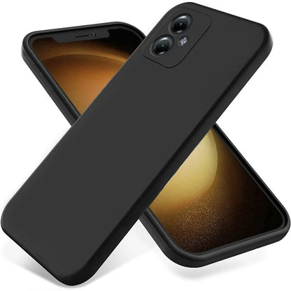 For Motorola Moto G54 Power Edition Phone Case Smooth Liquid Silicone+Soft Lining Protective Shell