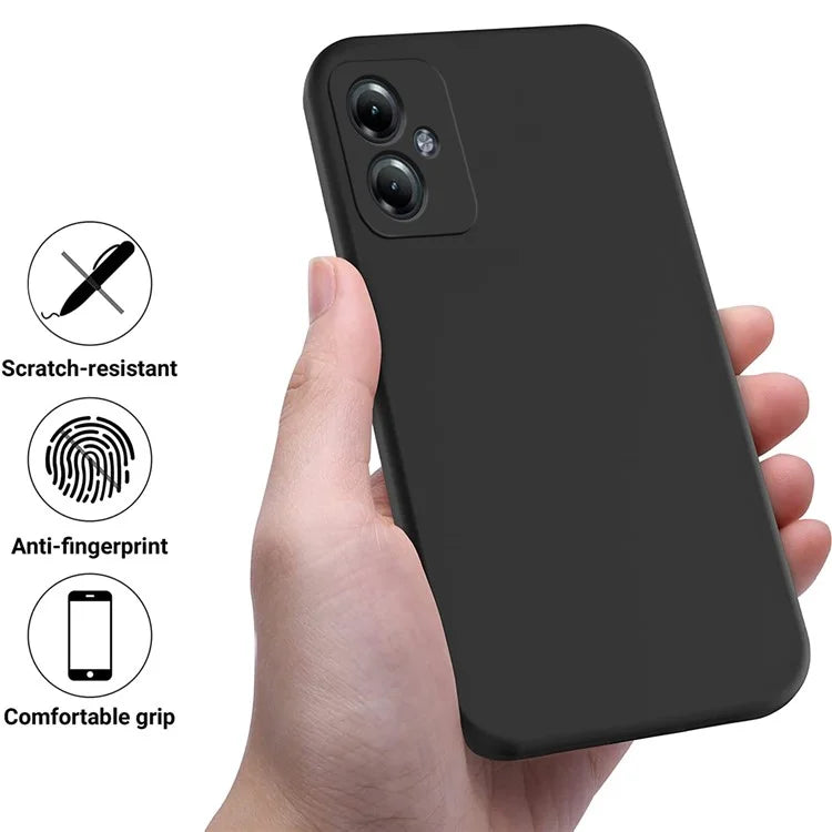 For Motorola Moto G54 Power Edition Phone Case Smooth Liquid Silicone+Soft Lining Protective Shell