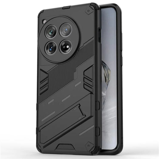 Case for OnePlus 12 5G Built-in Kickstand Dual-Layer TPU+PC Phone Cover