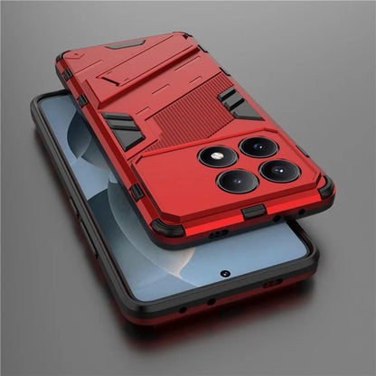 For Xiaomi Redmi K70E 5G / Poco X6 Pro 5G Case Kickstand Anti-Fall Phone Cover