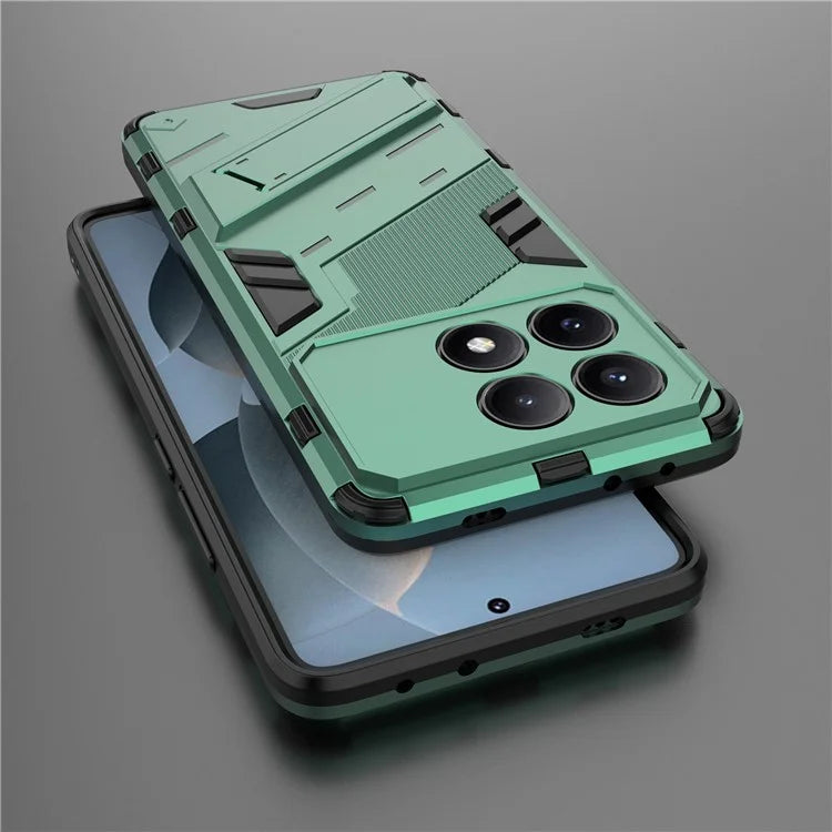 For Xiaomi Redmi K70E 5G / Poco X6 Pro 5G Case Kickstand Anti-Fall Phone Cover