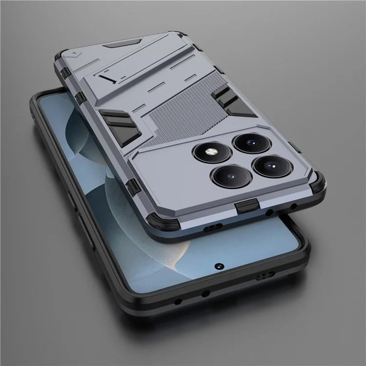For Xiaomi Redmi K70E 5G / Poco X6 Pro 5G Case Kickstand Anti-Fall Phone Cover