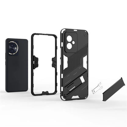 For Honor 100 5G Kickstand Case Double Protection TPU+PC Phone Cover