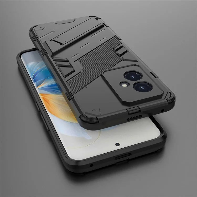 For Honor 100 5G Kickstand Case Double Protection TPU+PC Phone Cover