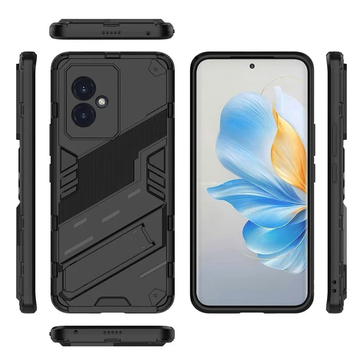 For Honor 100 5G Kickstand Case Double Protection TPU+PC Phone Cover