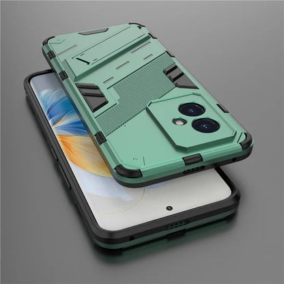 For Honor 100 5G Kickstand Case Double Protection TPU+PC Phone Cover