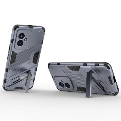 For Honor 100 5G Kickstand Case Double Protection TPU+PC Phone Cover