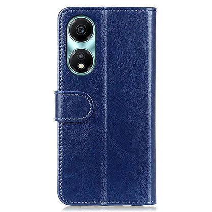 For Honor X5 Plus Leather Cover with Crazy Horse Texture Phone Wallet