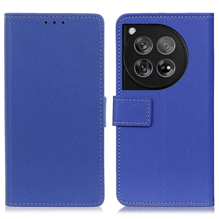 For OnePlus 12 5G PU Leather Case Phone Cover Stand Wallet