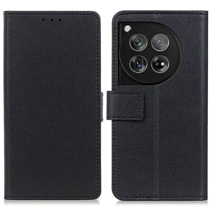 For OnePlus 12 5G PU Leather Case Phone Cover Stand Wallet
