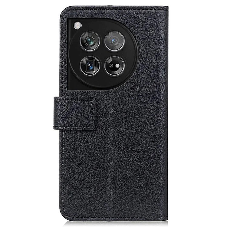 For OnePlus 12 5G PU Leather Case Phone Cover Stand Wallet