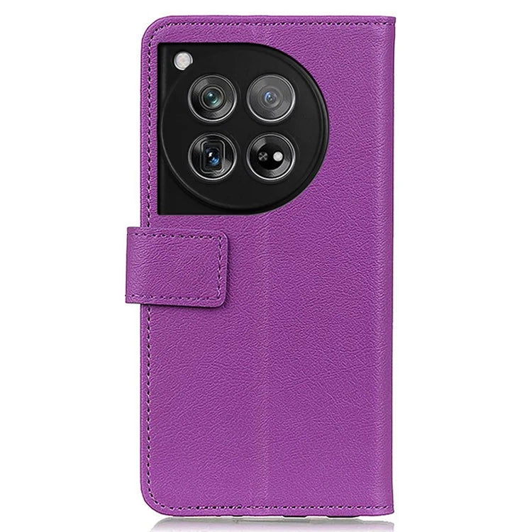 For OnePlus 12 5G PU Leather Case Phone Cover Stand Wallet