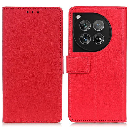 For OnePlus 12 5G PU Leather Case Phone Cover Stand Wallet