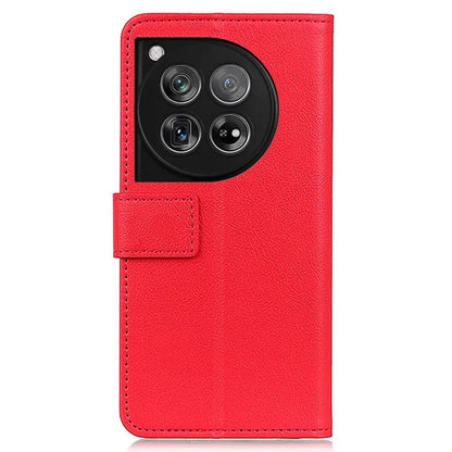 For OnePlus 12 5G PU Leather Case Phone Cover Stand Wallet