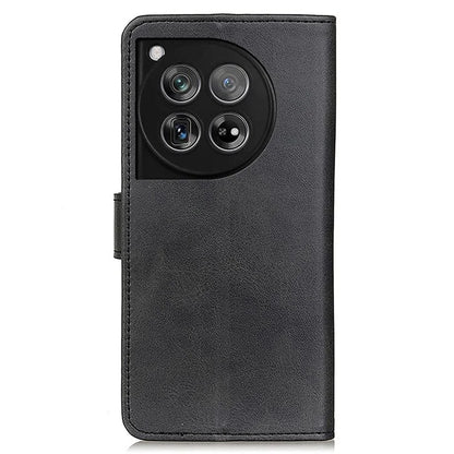 For OnePlus 12 5G Chic Leather Case Cowhide Texture Wallet Stand Cover