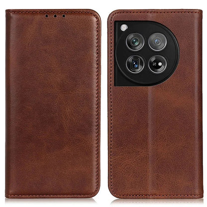 For OnePlus 12 5G Split Leather Case Wallet Stand Phone Cover