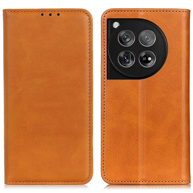 For OnePlus 12 5G Split Leather Case Wallet Stand Phone Cover
