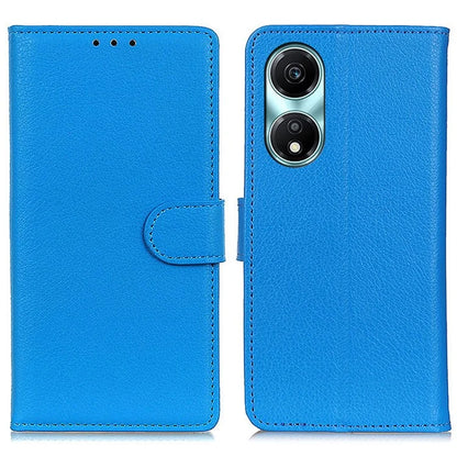 For Honor X5 Plus Wallet Phone Cover Litchi Texture Leather Case
