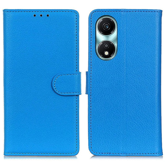 For Honor X5 Plus Wallet Phone Cover Litchi Texture Leather Case