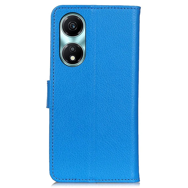 For Honor X5 Plus Wallet Phone Cover Litchi Texture Leather Case