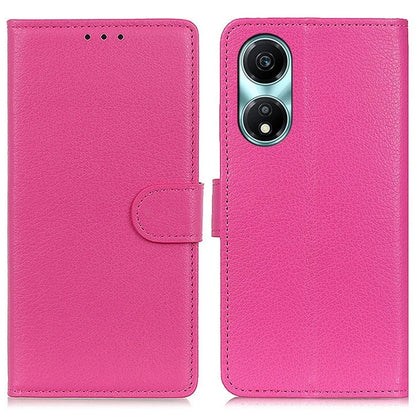 For Honor X5 Plus Wallet Phone Cover Litchi Texture Leather Case