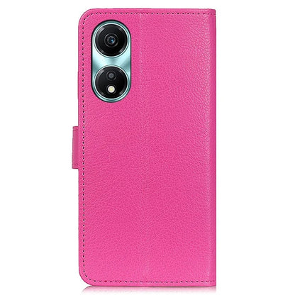 For Honor X5 Plus Wallet Phone Cover Litchi Texture Leather Case