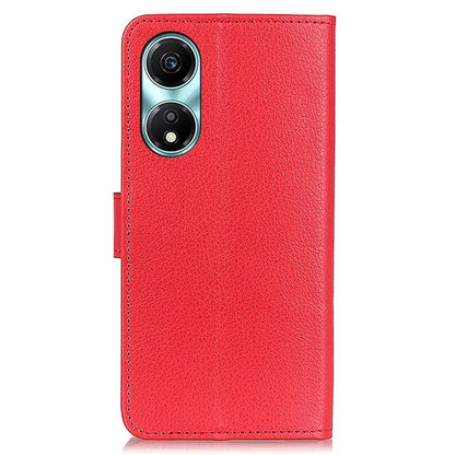 For Honor X5 Plus Wallet Phone Cover Litchi Texture Leather Case