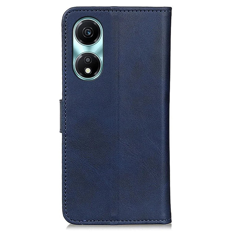 For Honor X5 Plus Leather Protective Case Cowhide Texture Wallet Phone Cover
