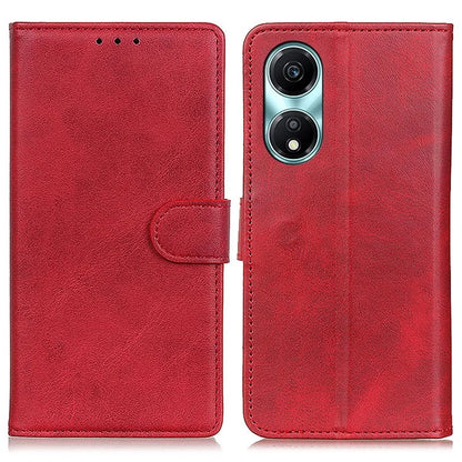 For Honor X5 Plus Leather Protective Case Cowhide Texture Wallet Phone Cover