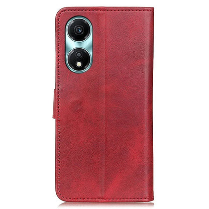 For Honor X5 Plus Leather Protective Case Cowhide Texture Wallet Phone Cover