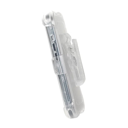 For iPhone 14 Slide Holster Matte Phone Case Back Clip Kickstand Sapphire