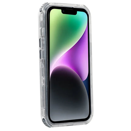 For iPhone 14 Slide Holster Matte Phone Case Back Clip Kickstand Sapphire