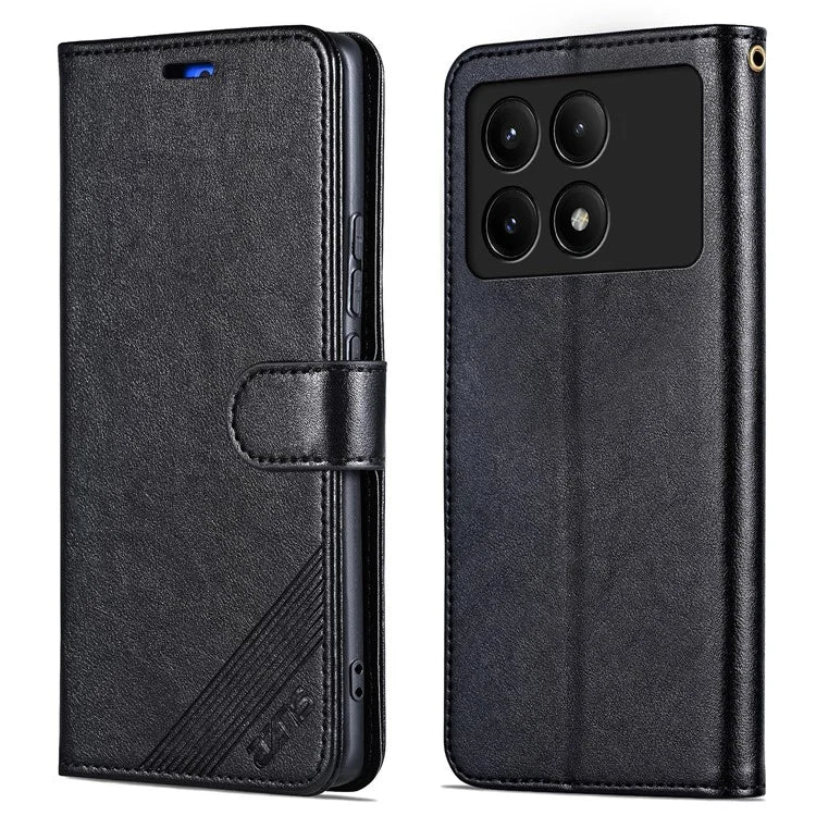 AZNS For Xiaomi Redmi K70E 5G / Poco X6 Pro 5G Sheepskin Texture Leather Case Phone Wallet