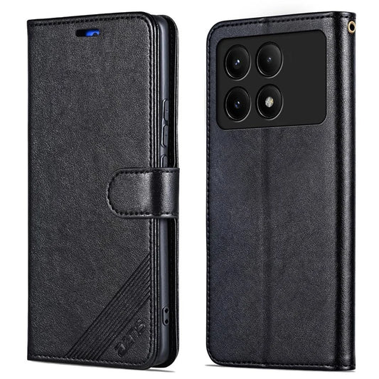 AZNS For Xiaomi Redmi K70E 5G / Poco X6 Pro 5G Sheepskin Texture Leather Case Phone Wallet