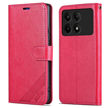 AZNS For Xiaomi Redmi K70E 5G / Poco X6 Pro 5G Sheepskin Texture Leather Case Phone Wallet
