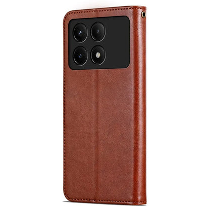 AZNS For Xiaomi Redmi K70E 5G / Poco X6 Pro 5G Sheepskin Texture Leather Case Phone Wallet