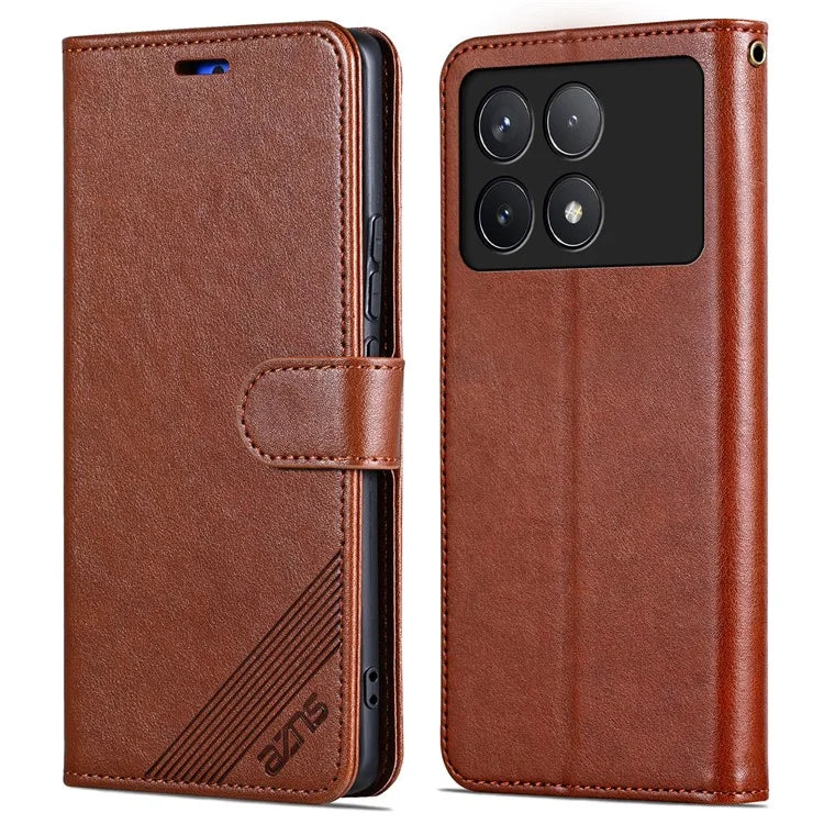 AZNS For Xiaomi Redmi K70 5G / K70 Pro 5G Leather Case Wallet Stand Phone Cover
