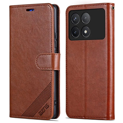 AZNS For Xiaomi Redmi K70 5G / K70 Pro 5G Leather Case Wallet Stand Phone Cover