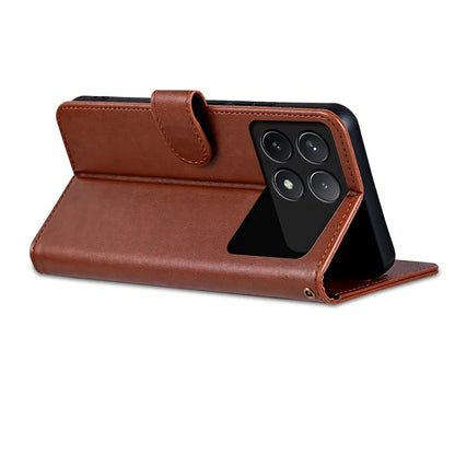 AZNS For Xiaomi Redmi K70 5G / K70 Pro 5G Leather Case Wallet Stand Phone Cover