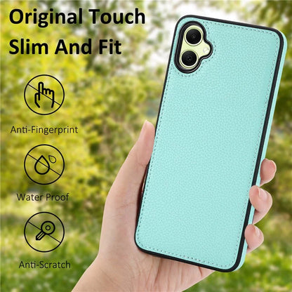 For Samsung Galaxy A05 4G Phone Case Lychee Grain Edge-Protected Cover