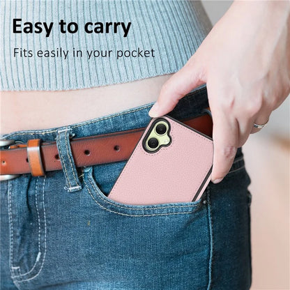 For Samsung Galaxy A05 4G Phone Case Lychee Grain Edge-Protected Cover