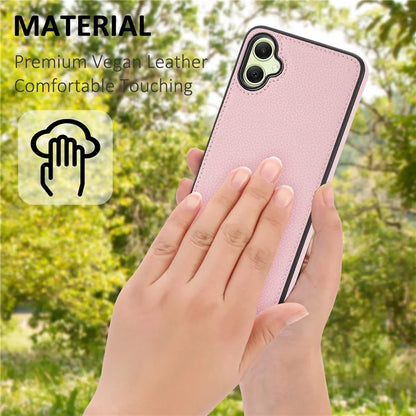 For Samsung Galaxy A05 4G Phone Case Lychee Grain Edge-Protected Cover