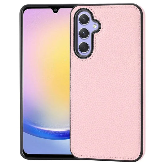 For Samsung Galaxy A25 5G (Global) (161.0 x 76.5 x 8.3mm) Lychee Grain Case Leather+TPU Phone Cover