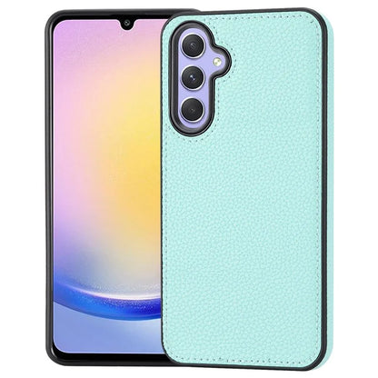 For Samsung Galaxy A25 5G (Global) (161.0 x 76.5 x 8.3mm) Lychee Grain Case Leather+TPU Phone Cover