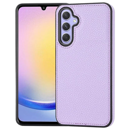 For Samsung Galaxy A25 5G (Global) (161.0 x 76.5 x 8.3mm) Lychee Grain Case Leather+TPU Phone Cover