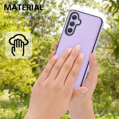 For Samsung Galaxy A05s 4G Lychee Texture Phone Case Leather+TPU Cover