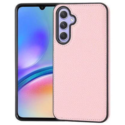 For Samsung Galaxy A05s 4G Lychee Texture Phone Case Leather+TPU Cover