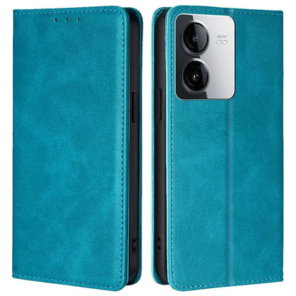 For vivo iQOO Z8x 5G / Y78t 5G Case Magnetic Auto Closing PU Leather+TPU Mobile Phone Stand Cover