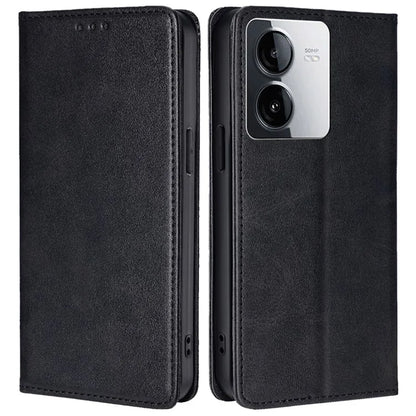 For vivo iQOO Z8x 5G / Y78t 5G Case Magnetic Auto Closing PU Leather+TPU Mobile Phone Stand Cover