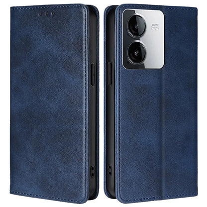 For vivo iQOO Z8x 5G / Y78t 5G Case Magnetic Auto Closing PU Leather+TPU Mobile Phone Stand Cover